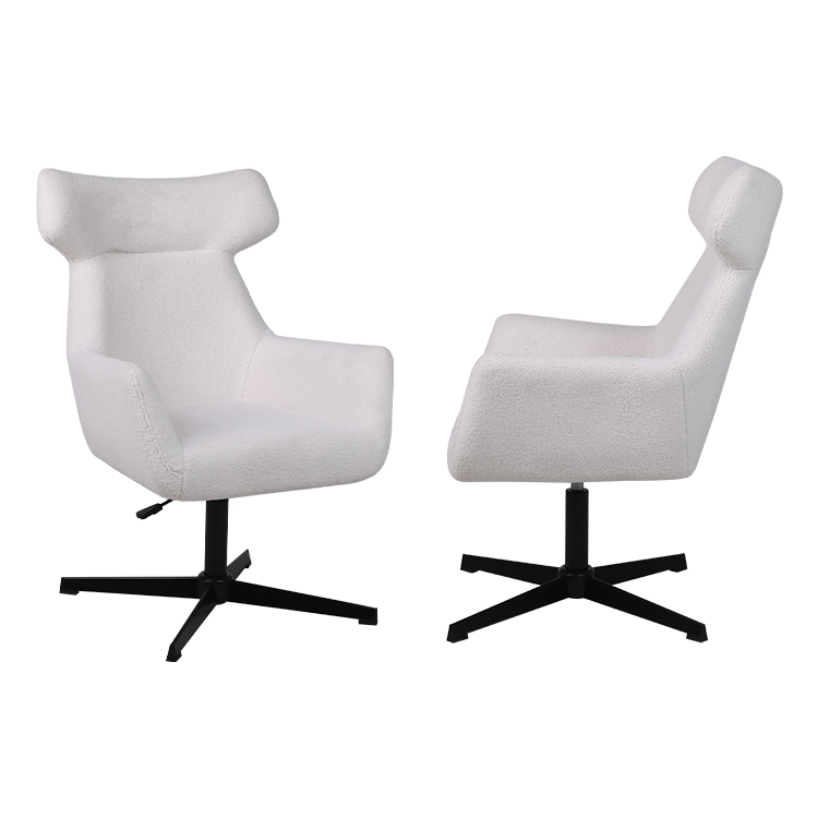 Beige criss-cross chair